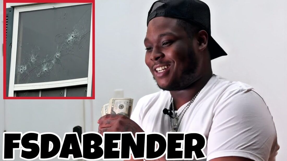 FsDaBender on nearly being k**led in viral video outside of his house